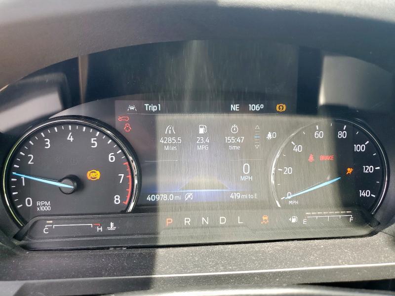 1FMSK7DH8MGA61052 - 2021 FORD EXPLORER XLT SILVER photo 9