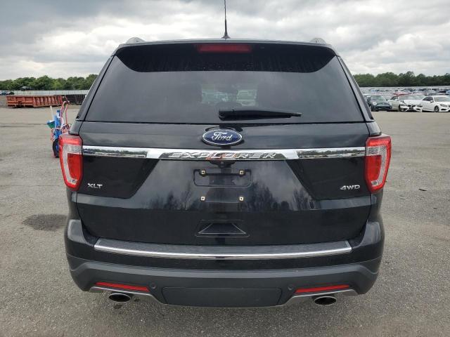 1FM5K8D8XJGA38970 - 2018 FORD EXPLORER XLT შავი ფოტო 6