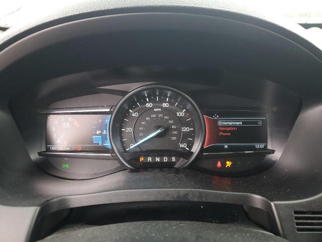 1FM5K8D8XJGA38970 - 2018 FORD EXPLORER XLT შავი ფოტო 9