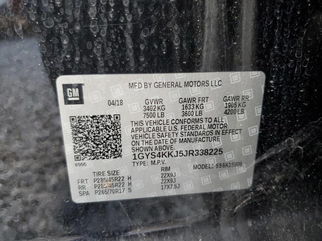 1GYS4KKJ5JR338225 - 2018 CADILLAC ESCALADE ESV PLATINUM Qara foto 14