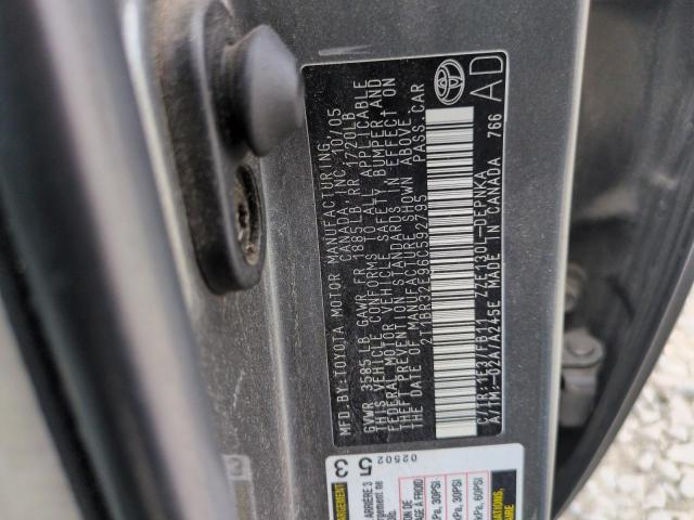 2T1BR32E96C592795 - 2006 TOYOTA COROLLA CE 灰色 照片 12