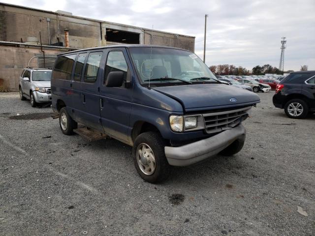 1FBHE31H8THA43828 - 1996 FORD ECONOLINE E350 BLUE photo 1