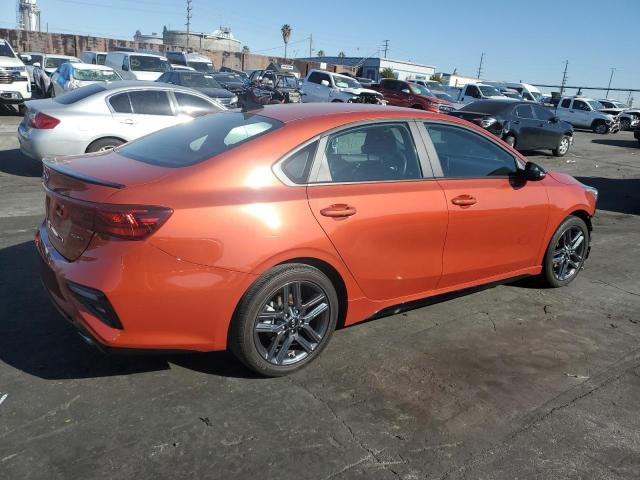 3KPF34AD7LE256173 - 2020 KIA FORTE GT LINE RED photo 3