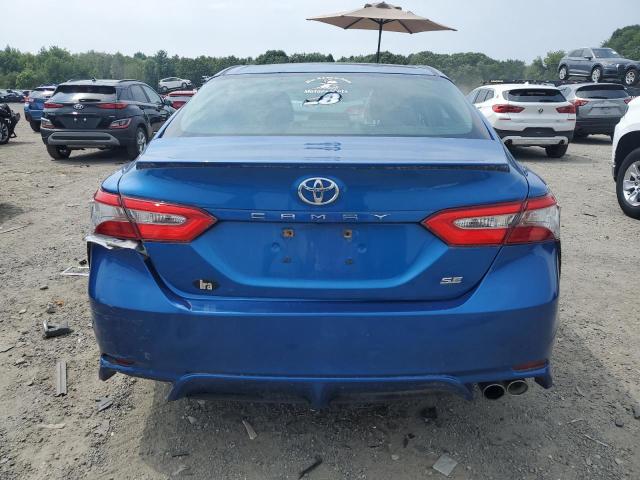 4T1B11HK9JU086254 - 2018 TOYOTA CAMRY L BLUE photo 6