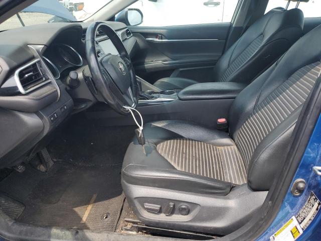 4T1B11HK9JU086254 - 2018 TOYOTA CAMRY L BLUE photo 7