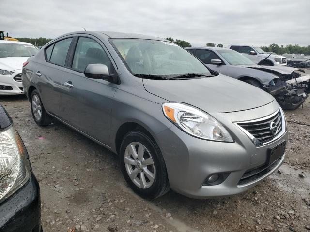 3N1CN7AP7CL818516 - 2012 NISSAN VERSA S GRAY photo 4