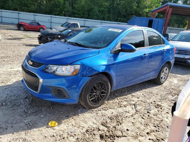 1G1JB5SH1H4133104 - 2017 CHEVROLET SONIC LS BLUE photo 1
