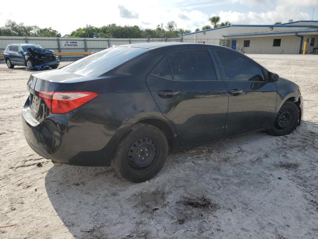 5YFBURHE4HP676373 - 2017 TOYOTA COROLLA L BLACK photo 3