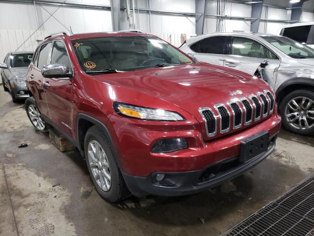 1C4PJMCS1HW546251 - 2017 JEEP CHEROKEE LATITUDE BURGUNDY photo 1