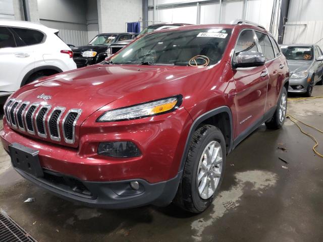 1C4PJMCS1HW546251 - 2017 JEEP CHEROKEE LATITUDE BURGUNDY photo 2