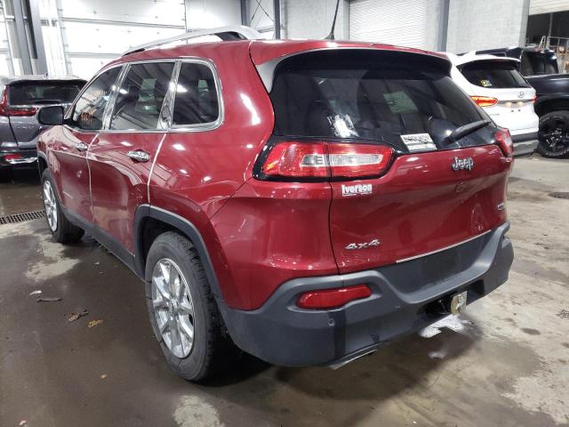 1C4PJMCS1HW546251 - 2017 JEEP CHEROKEE LATITUDE BURGUNDY photo 3