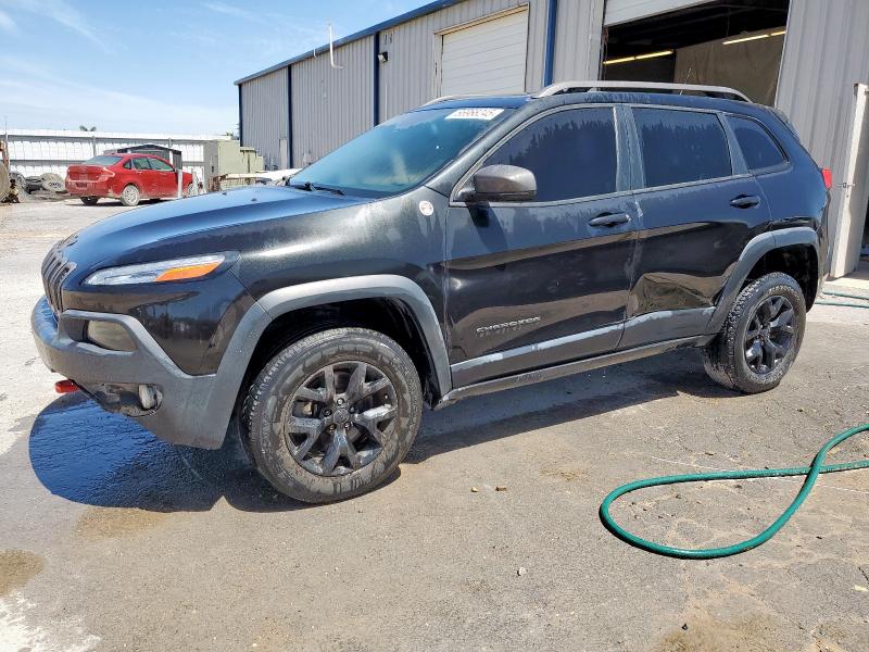 1C4PJMBS2FW504041 - 2015 JEEP CHEROKEE TRAILHAWK BLACK photo 1
