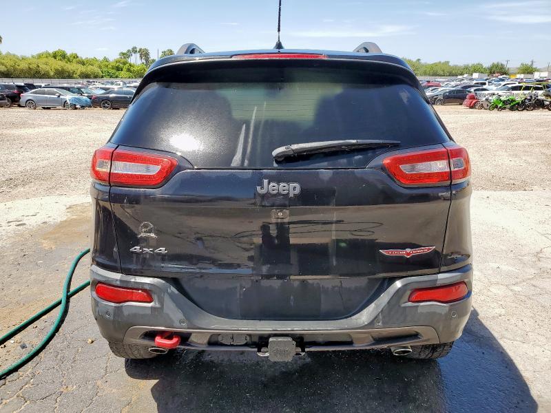 1C4PJMBS2FW504041 - 2015 JEEP CHEROKEE TRAILHAWK BLACK photo 6