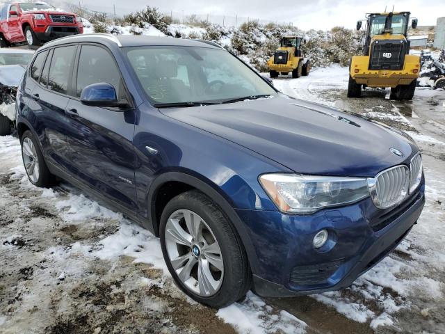 5UXWX9C55G0D90879 - 2016 BMW X3 XDRIVE28I BLUE photo 1