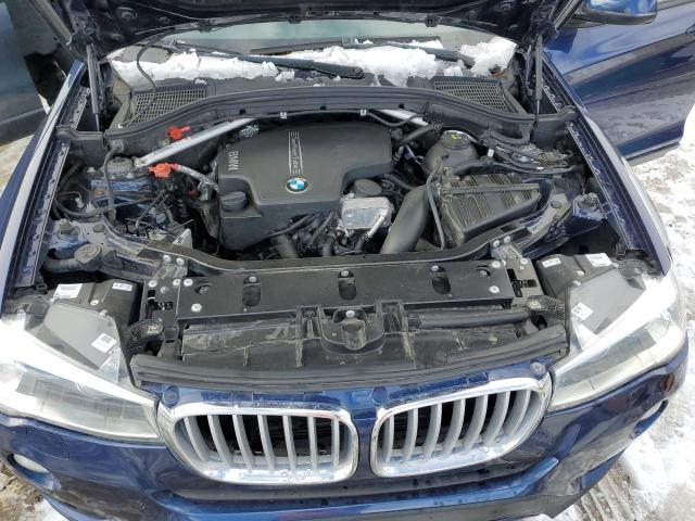 5UXWX9C55G0D90879 - 2016 BMW X3 XDRIVE28I BLUE photo 7