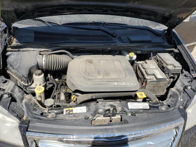 2C4RC1CG4DR590308 - 2013 CHRYSLER TOWN & COU TOURING L BLACK photo 12