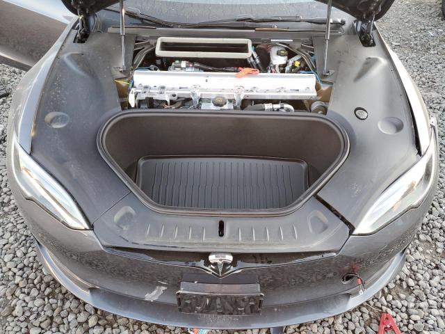 5YJSA1E57NF489781 - 2022 TESLA MODEL S Մոխրագույն լուսանկար 11