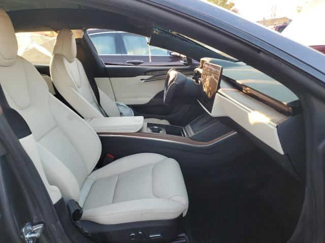 5YJSA1E57NF489781 - 2022 TESLA MODEL S Մոխրագույն լուսանկար 7