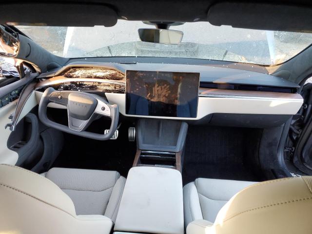 5YJSA1E57NF489781 - 2022 TESLA MODEL S Մոխրագույն լուսանկար 8