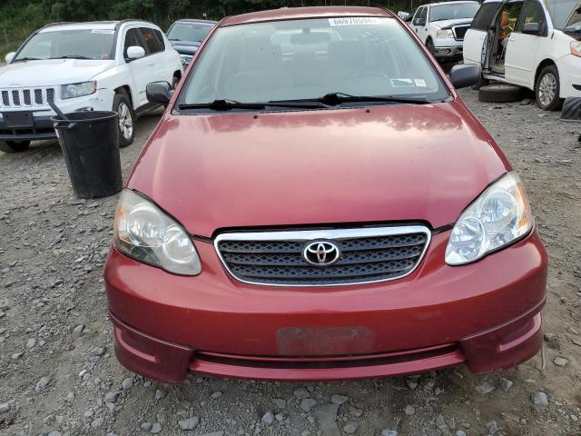 JTDBR32E270110289 - 2007 TOYOTA COROLLA CE RED photo 5