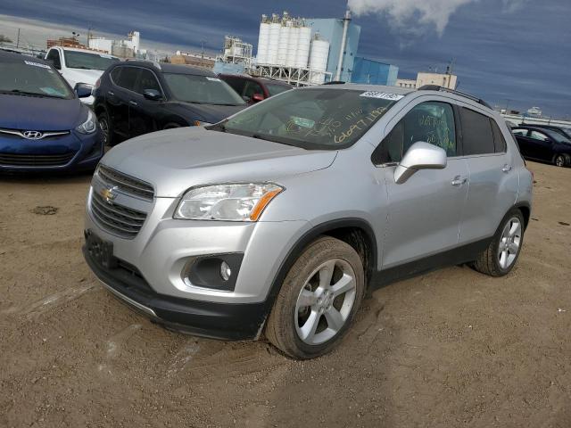 3GNCJNSB9FL169037 - 2015 CHEVROLET TRAX LTZ SILVER photo 2