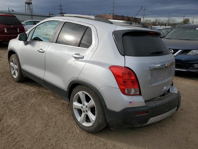 3GNCJNSB9FL169037 - 2015 CHEVROLET TRAX LTZ SILVER photo 3