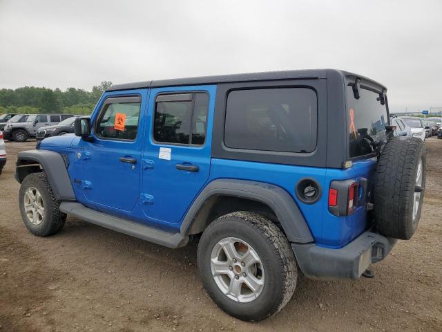 1C4HJXKN4MW727680 - 2021 JEEP WRANGLER U SPORT BLUE photo 2