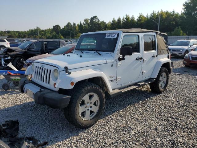 1C4BJWEG4CL102242 - 2012 JEEP WRANGLER U SAHARA WHITE photo 1