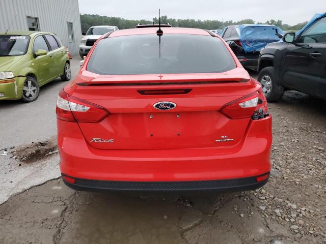 1FADP3F20EL302598 - 2014 FORD FOCUS SE RED photo 6