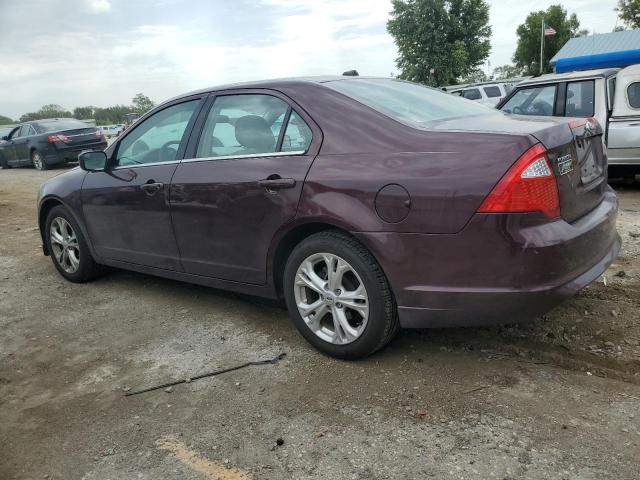 3FAHP0HA9CR437565 - 2012 FORD FUSION SE BURGUNDY photo 2