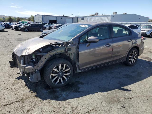 2HGFB2F96FH512356 - 2015 HONDA CIVIC EXL Qəhvəyi foto 1