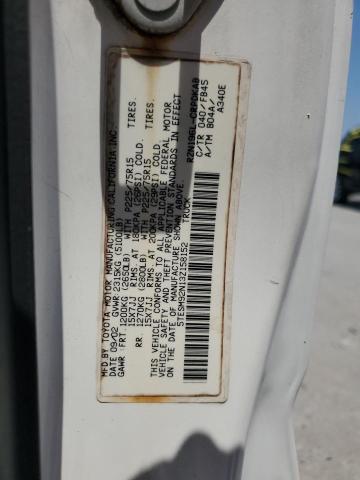 5TESM92N13Z158152 - 2003 TOYOTA TACOMA XTRACAB PRERUNNER 白色 照片 12