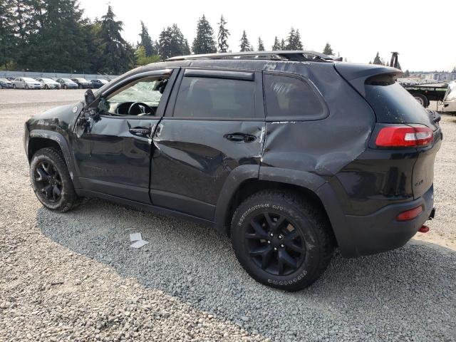 1C4PJMBS2GW305413 - 2016 JEEP CHEROKEE TRAILHAWK BLACK photo 2