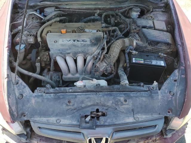 1HGCM56875A001953 - 2005 HONDA ACCORD EX RED photo 11