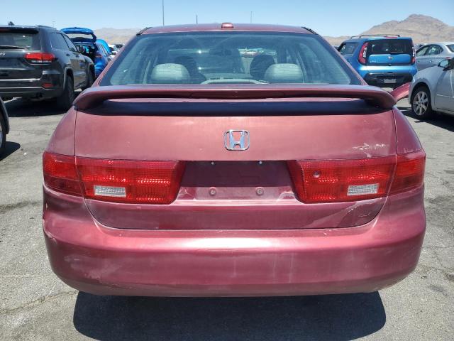 1HGCM56875A001953 - 2005 HONDA ACCORD EX RED photo 6