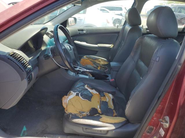 1HGCM56875A001953 - 2005 HONDA ACCORD EX RED photo 7