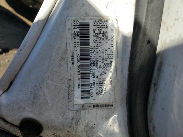 4T1SK11EXNU062374 - 1992 TOYOTA CAMRY DLX თეთრი ფოტო 12