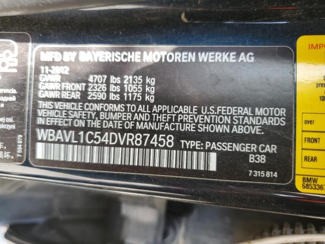 WBAVL1C54DVR87458 - 2013 BMW X1 XDRIVE28I BLUE photo 13