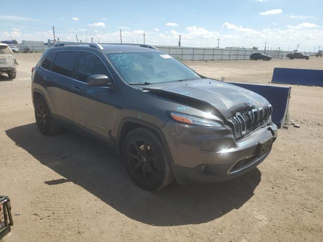 1C4PJMDS6FW641383 - 2015 JEEP CHEROKEE LIMITED GRAY photo 4