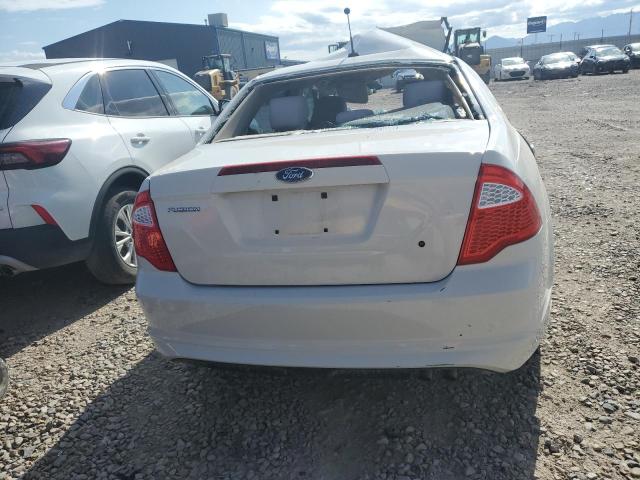 3FAHP0GA9BR292477 - 2011 FORD FUSION S WHITE photo 6