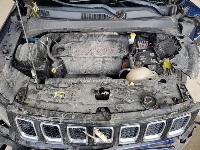 3C4NJCBB4JT300597 - 2018 JEEP COMPASS LATITUDE BLUE photo 12