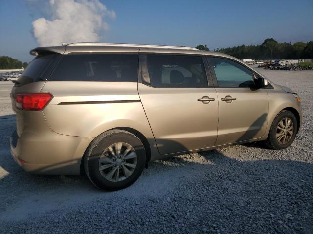 KNDMB5C17G6211443 - 2016 KIA SEDONA LX TAN photo 3