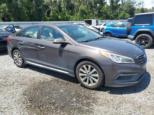 5NPE34AFXHH557682 - 2017 HYUNDAI SONATA SPORT 棕色 照片 4