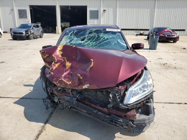 1HGCR3F8XFA034386 - 2015 HONDA ACCORD EXL BURGUNDY photo 5