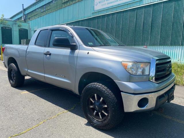 5TFUM5F11AX01281 - 2010 TOYOTA TUNDRA DOUBLE CAB SR5 CHARCOAL photo 1