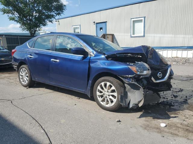 3N1AB7AP4JL628301 - 2018 NISSAN SENTRA S BLUE photo 4