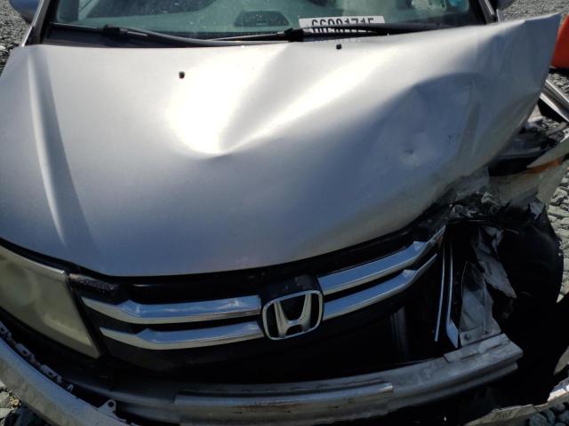 5FNRL5H67EB043814 - 2014 HONDA ODYSSEY EXL SILVER photo 12