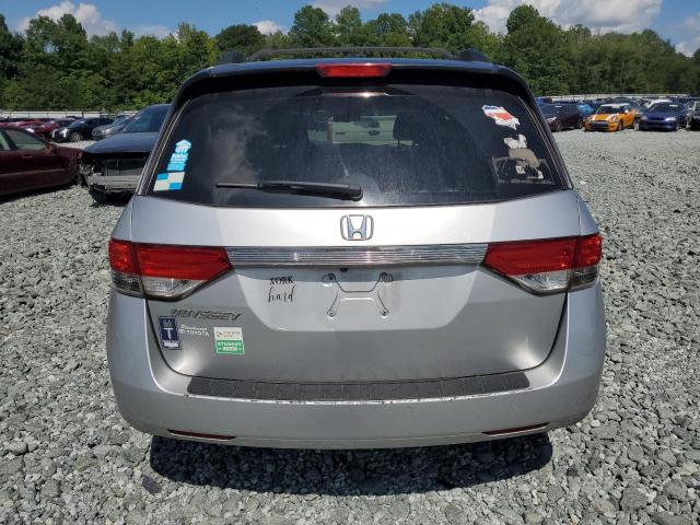 5FNRL5H67EB043814 - 2014 HONDA ODYSSEY EXL SILVER photo 6