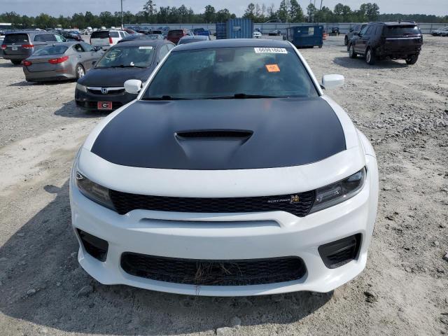 2C3CDXGJ4MH584725 - 2021 DODGE CHARGER SCAT PACK WHITE photo 5