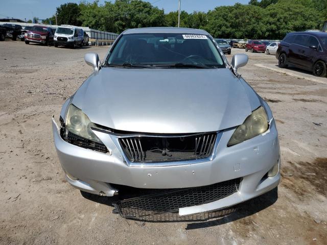 JTHBK262985066342 - 2008 LEXUS IS 250 SILVER photo 5